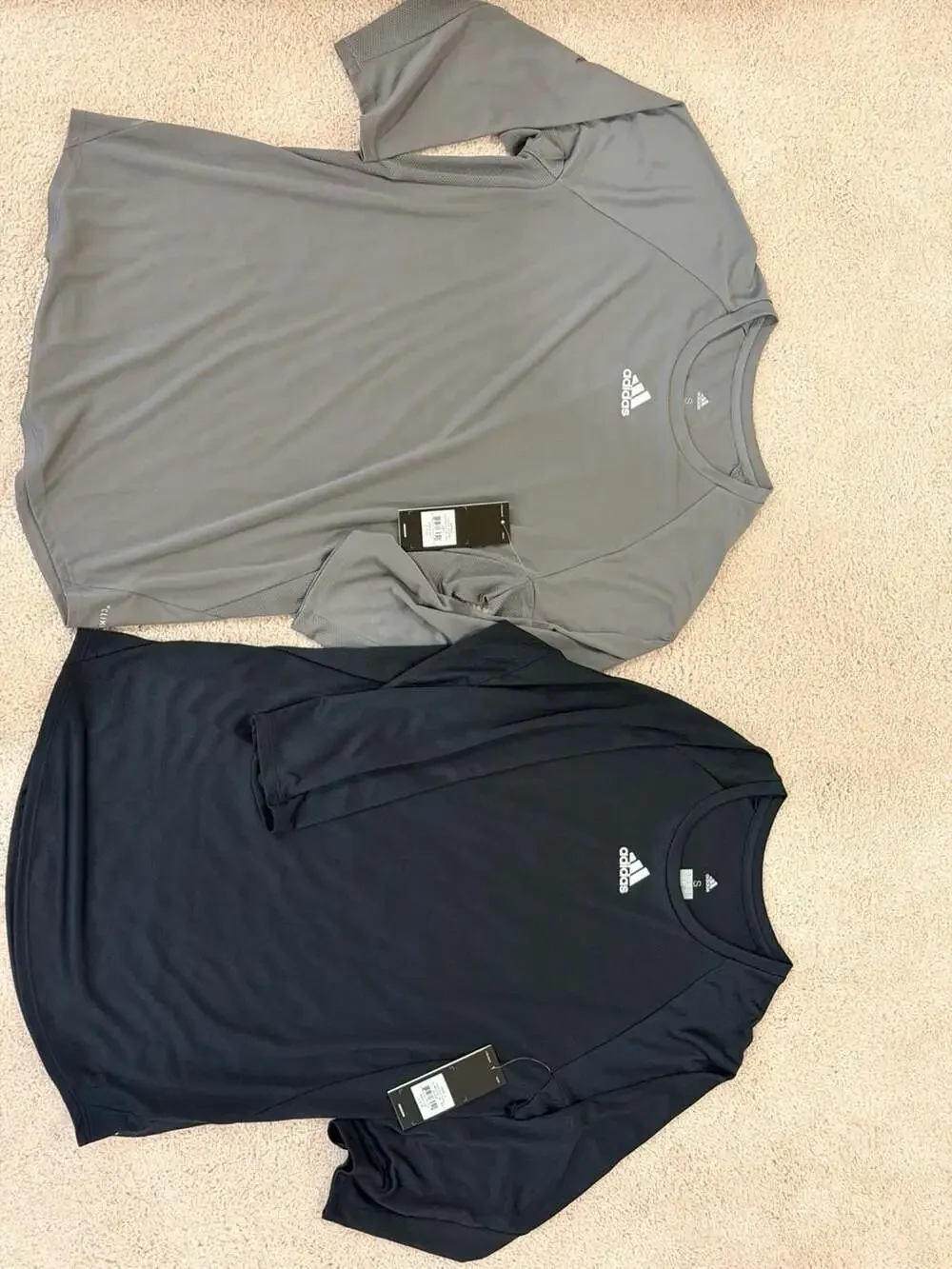 Adidas Men's S Triple Stripe 3/4 Practice Tee Tech